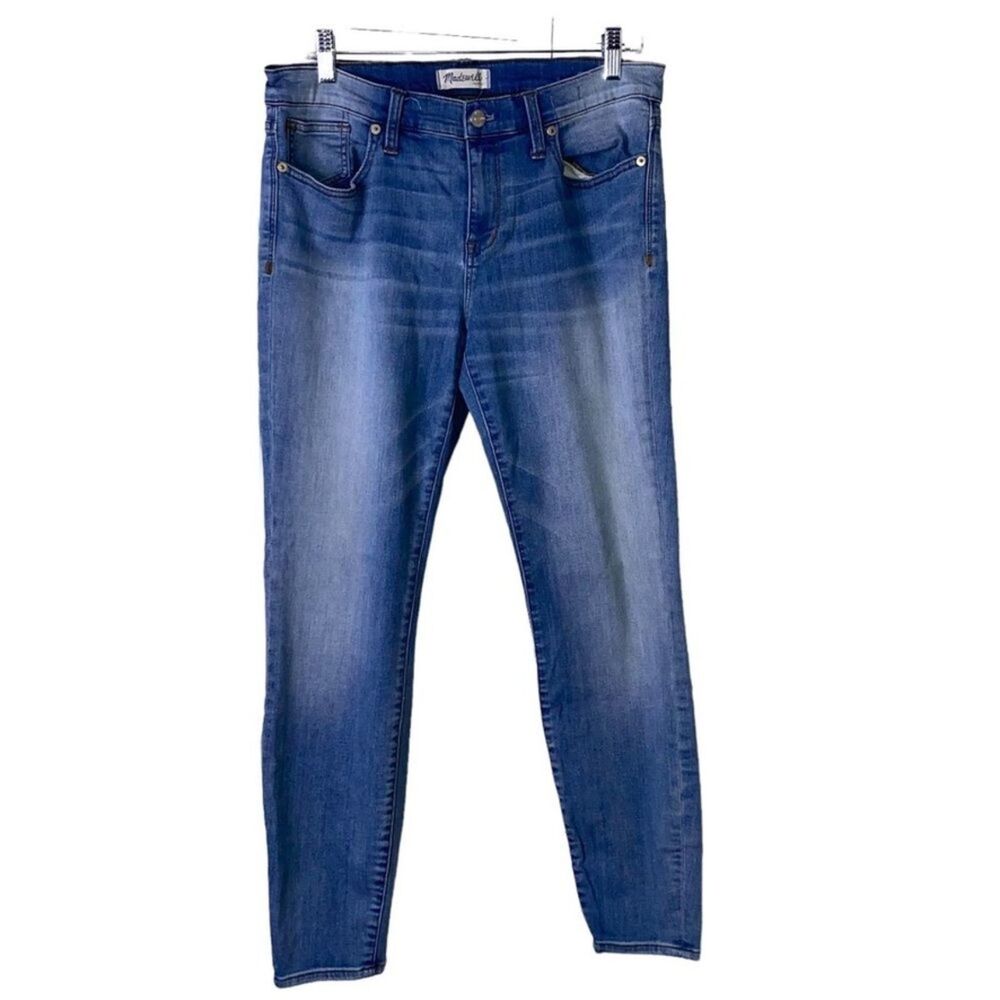 Madewell Jeans Women Size 32 Skinny Skinny Denim Jeans Stretch Mid Rise #